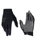 LEATT Cycling long-finger gloves - MTB 1.0 GRIPR JR - black