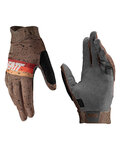 LEATT Cycling long-finger gloves - MTB 1.0 GRIPR JR - brown