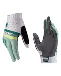 LEATT Cycling long-finger gloves - MTB 1.0 GRIPR JR - green/white