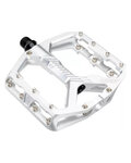 LEATT pedals - ALLMTN 6.0 FLAT WIDE 114X107MM - silver