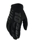100% SPEEDLAB Cycling long-finger gloves - BRISKER JR - black