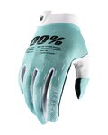 100% SPEEDLAB Cycling long-finger gloves - ITRACK - light blue