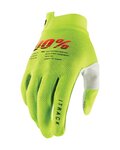 100% SPEEDLAB Cycling long-finger gloves - ITRACK JR - yellow
