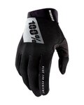 100% SPEEDLAB Cycling long-finger gloves - RIDEFIT - black/white