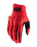 100% SPEEDLAB Cycling long-finger gloves - COGNITO - red/black