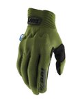 100% SPEEDLAB Cycling long-finger gloves - COGNITO SMART SHOCK - green
