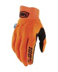 100% SPEEDLAB Cycling long-finger gloves - COGNITO SMART SHOCK - orange