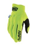 100% SPEEDLAB Cycling long-finger gloves - COGNITO SMART SHOCK - yellow