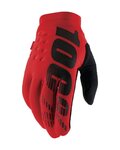 100% SPEEDLAB Cycling long-finger gloves - BRISKER - red