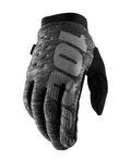 100% SPEEDLAB Cycling long-finger gloves - BRISKER - grey