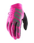 100% SPEEDLAB Cycling long-finger gloves - BRISKER - pink