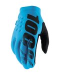 100% SPEEDLAB Cycling long-finger gloves - BRISKER - turquoise