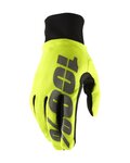 100% SPEEDLAB Cycling long-finger gloves - HYDROMATIC - yellow