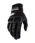 100% SPEEDLAB Cycling long-finger gloves - LANGDALE - black