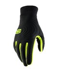 100% SPEEDLAB Cycling long-finger gloves - BRISKER XTREME - black/yellow