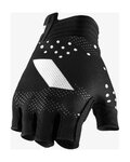 100% SPEEDLAB Cycling fingerless gloves - EXCEEDA - black