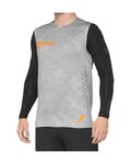 100% SPEEDLAB Cycling summer long sleeve jersey - R-CORE CONCEPT - grey