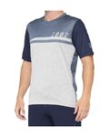 100% SPEEDLAB Cycling short sleeve jersey - AIRMATIC - blue/grey