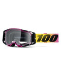 100% SPEEDLAB Cycling sunglasses - ARMEGA - yellow/pink