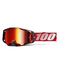 100% SPEEDLAB Cycling sunglasses - ARMEGA - red/white