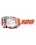 100% SPEEDLAB Cycling sunglasses - RACECRAFT 2 - orange/white