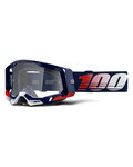 100% SPEEDLAB Cycling sunglasses - RACECRAFT 2 - blue/white/red