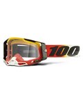 100% SPEEDLAB Cycling sunglasses - RACECRAFT 2 - yellow/black/red