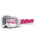 100% SPEEDLAB Cycling sunglasses - ACCURI 2 - white/pink