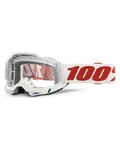 100% SPEEDLAB Cycling sunglasses - ACCURI 2 - white/red