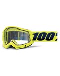 100% SPEEDLAB Cycling sunglasses - ACCURI 2 ENDURO MTB - yellow/blue