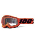 100% SPEEDLAB Cycling sunglasses - ACCURI 2 ENDURO MTB - orange/black