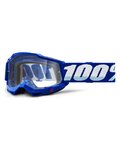 100% SPEEDLAB Cycling sunglasses - ACCURI 2 OTG - blue/white