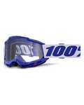 100% SPEEDLAB Cycling sunglasses - ACCURI 2 OTG - blue/white