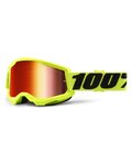 100% SPEEDLAB Cycling sunglasses - STRATA 2 - yellow/black/red