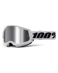 100% SPEEDLAB Cycling sunglasses - STRATA 2 - white/black/silver