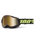 100% SPEEDLAB Cycling sunglasses - STRATA 2 - black/yellow/gold