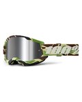 100% SPEEDLAB Cycling sunglasses - STRATA 2 - beige/green/brown/silver