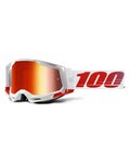 100% SPEEDLAB Cycling sunglasses - RACECRAFT 2 - white/red