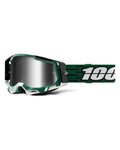100% SPEEDLAB Cycling sunglasses - RACECRAFT 2 - green/white/silver
