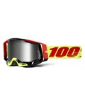 100% SPEEDLAB Cycling sunglasses - RACECRAFT 2 - yellow/red/silver