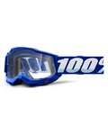 100% SPEEDLAB Cycling sunglasses - ACCURI 2 OTG - blue/white