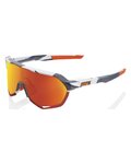 100% SPEEDLAB Cycling sunglasses - S2 - grey/white/red