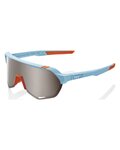100% SPEEDLAB Cycling sunglasses - S2 - light blue/orange/silver