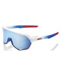 100% SPEEDLAB Cycling sunglasses - S2 - TOTAL ENERGIES TEAM - white/blue/red