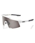 100% SPEEDLAB Cycling sunglasses - SPEEDCRAFT - white/silver