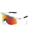 100% SPEEDLAB Cycling sunglasses - SPEEDCRAFT - BORA-HANSGROHE TEAM - white/blue/red