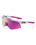 100% SPEEDLAB Cycling sunglasses - SPEEDCRAFT XS - transparent/purple