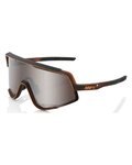 100% SPEEDLAB Cycling sunglasses - GLENDALE - brown/silver