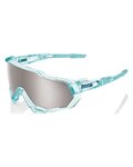 100% SPEEDLAB Cycling sunglasses - SPEEDTRAP - light green/silver