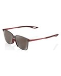 100% SPEEDLAB Cycling sunglasses - LEGERE SQUARE - brown/silver